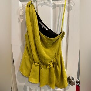 Rachel Roy asymmetric one-shoulder tank top